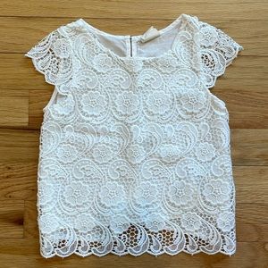 Zara Girls Lace Top - Size 4/5